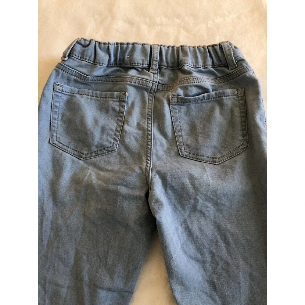 Childrens Place Girls Legging Blue Jeans Size 12 Skinny Stretch Waist Light Wash